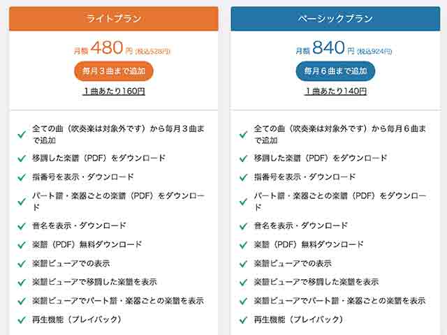 ２つのプランから選べます