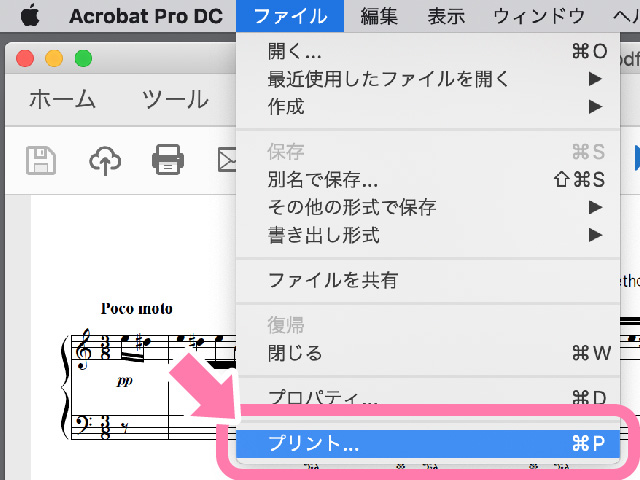 ご利用方法 自宅で Pdf をプリント 電子楽譜カノン