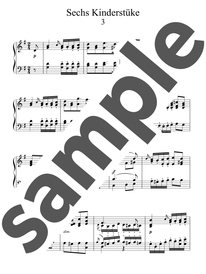 真夏の夜の夢」より結婚行進曲」のピアノ楽譜 / J.L.F.Mendelssohn（ソロ / 中上級） - 電子楽譜カノン