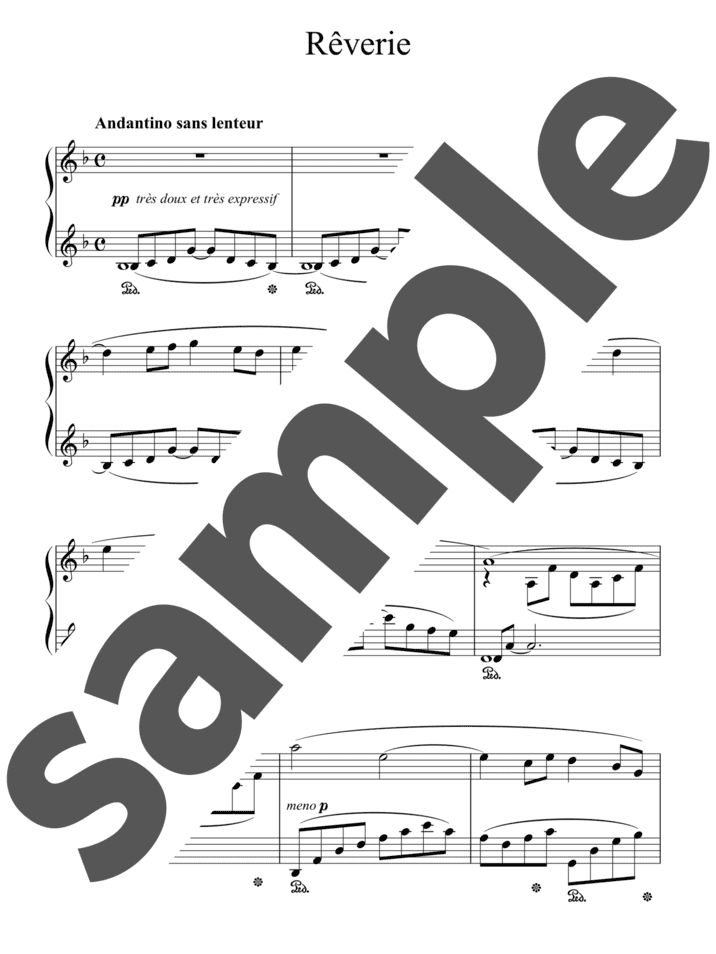 ジュ・トゥ・ヴ」のピアノ楽譜 / E.Satie（ソロ / 中級） - 電子楽譜カノン