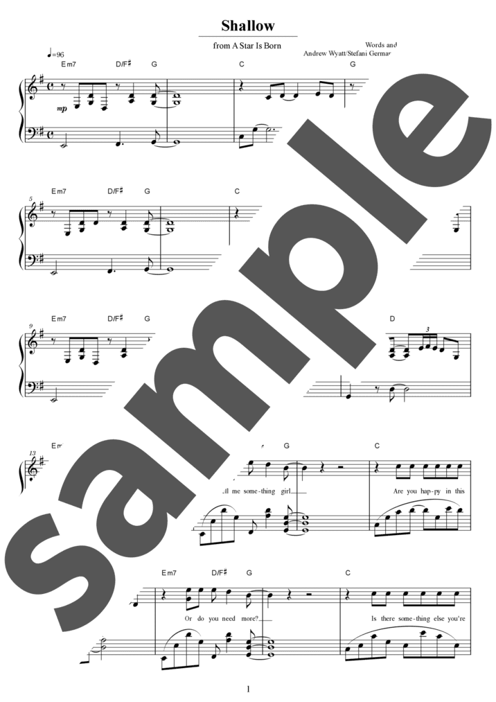Shallow（ソロ / 中級）