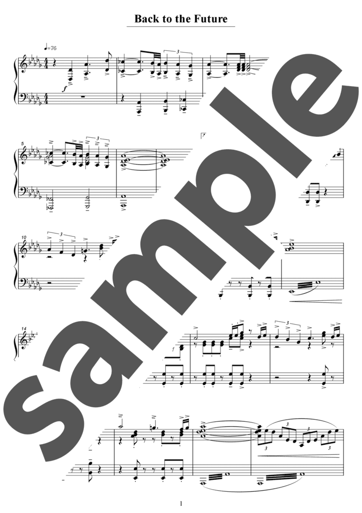 Back To The Future（ソロ / 上級）