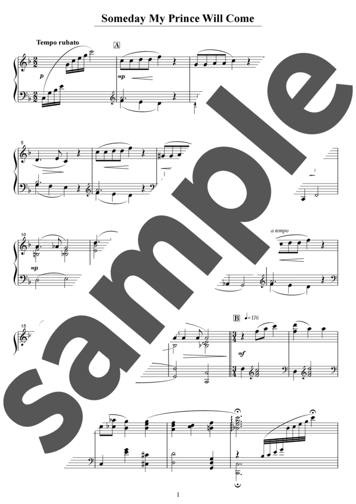 いつか王子様が（ソロ / 中上級）