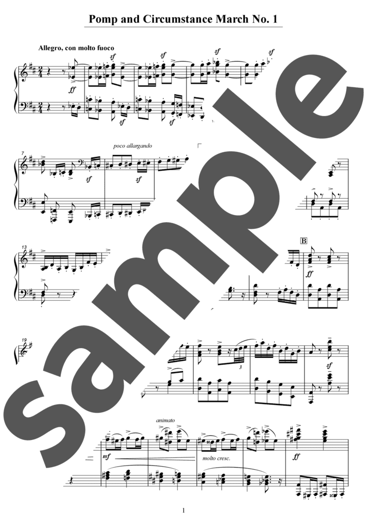 威風堂々第1番（ソロ / 上級）