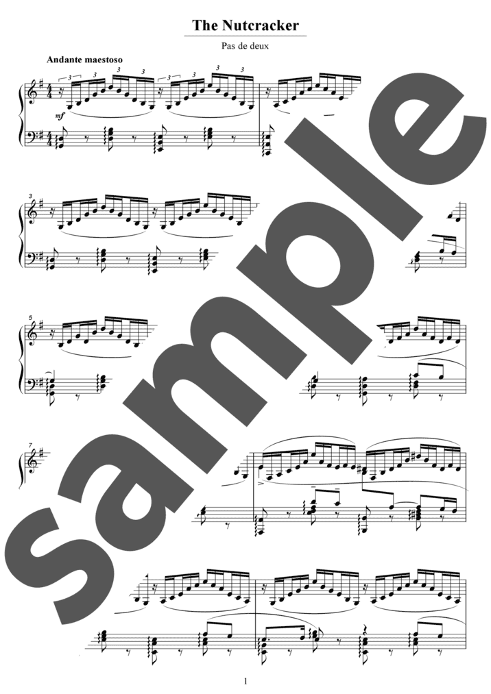 「くるみ割り人形」よりパ・ド・ドゥ（ソロ / 上級）