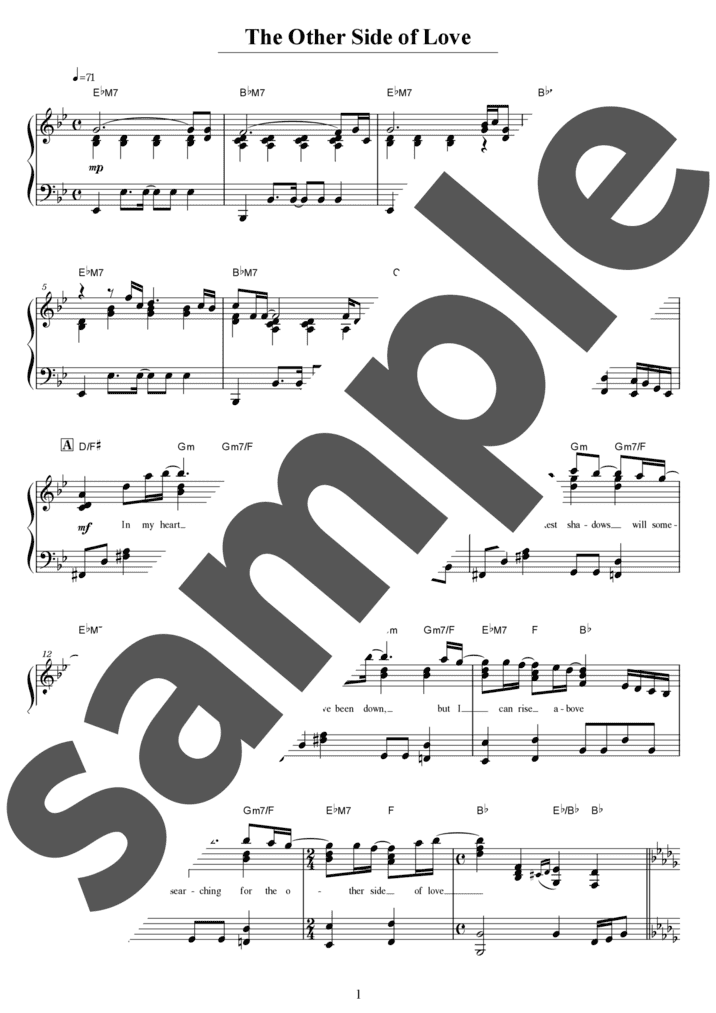 The Other Side of Love（ソロ / 中上級）